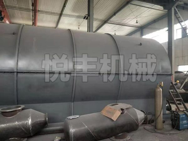 廢舊輪胎煉油設備安裝現場